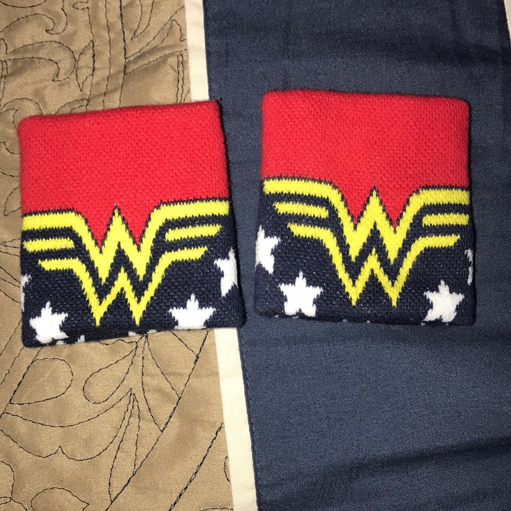 Exclusive Wonder woman wrist sweatbands